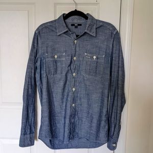 Uniqlo Small Men's Denim Button Down